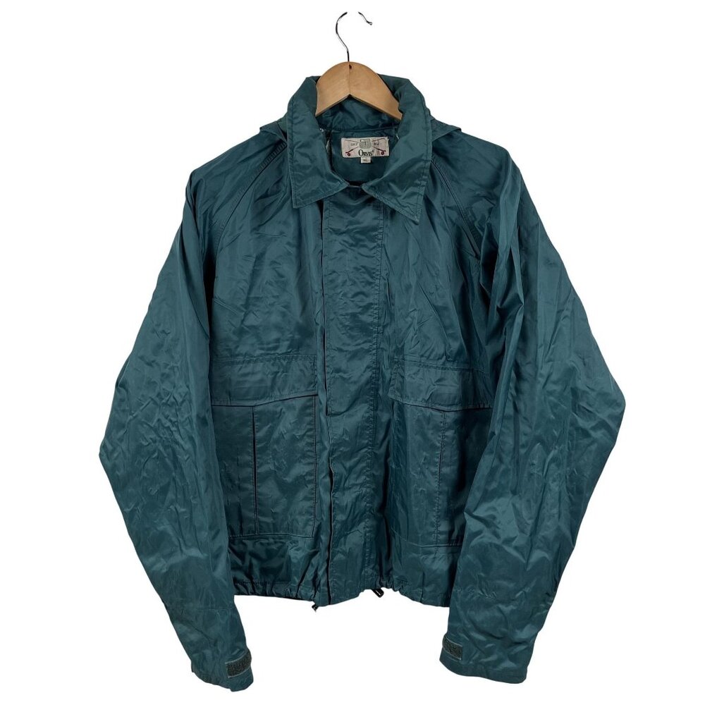VTG Orvis Raincoat Mens XL‎ Hooded Fishing Outdor Nylon Windbreaker